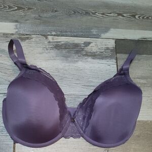 5/$25 SALE Natori Size 32DD Lavender Purple Lace-Trim T-Shirt Bra